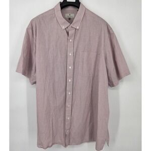 Oak Hill Shirt Mens 3XLT Multicolor Plaid Short Sleeve Button Down Big Tall